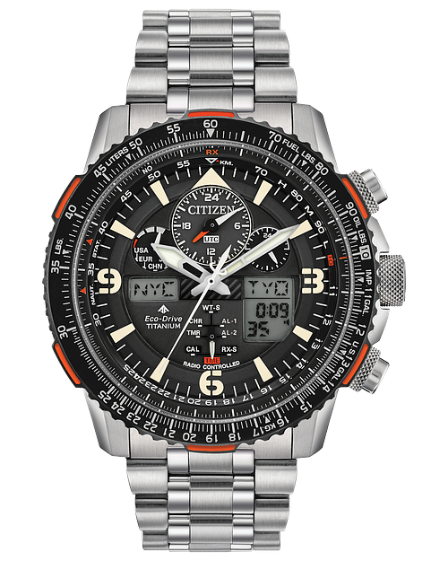 Citizen eco drive skyhawk titanium best sale